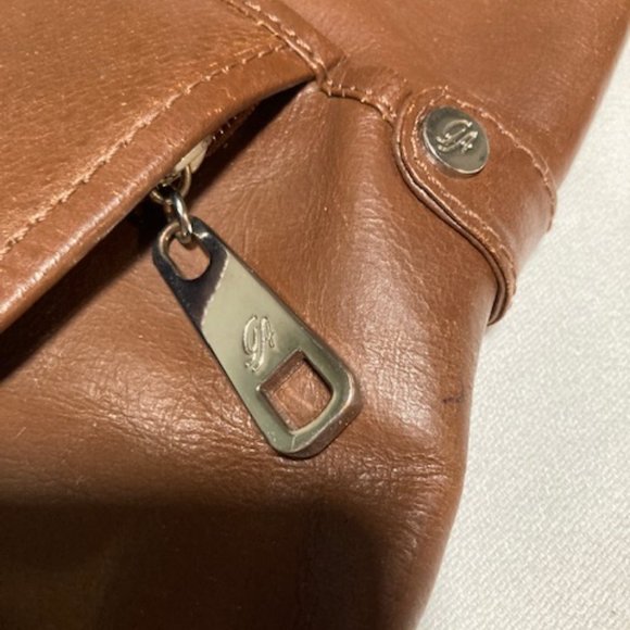 Grace Adele Brown Leather Hobo Style Designer Handbag - Picture 6 of 15